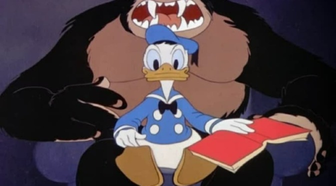 Retro Halloween Treat! Donald Duck and the Gorilla