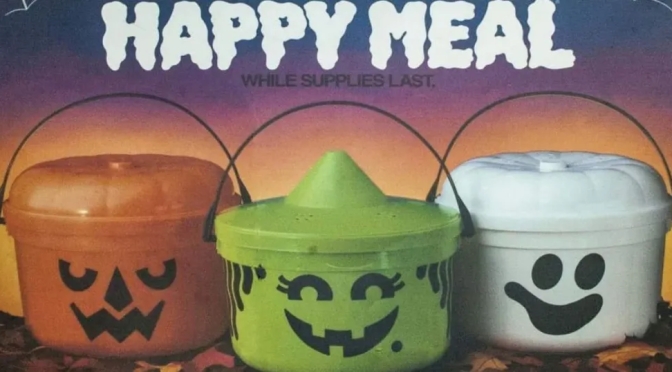 McDonald's Boo Bucket Happy Meal & My 1st Taste of ALL The