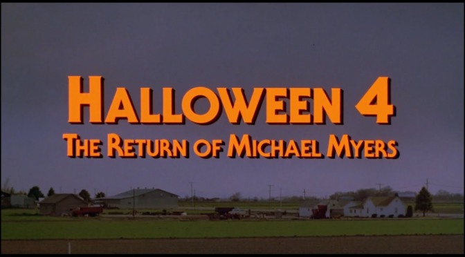 Here's The Story Behind Those Opening Credits In "HALLOWEEN 4: THE RETURN OF MICHAEL MYERS"